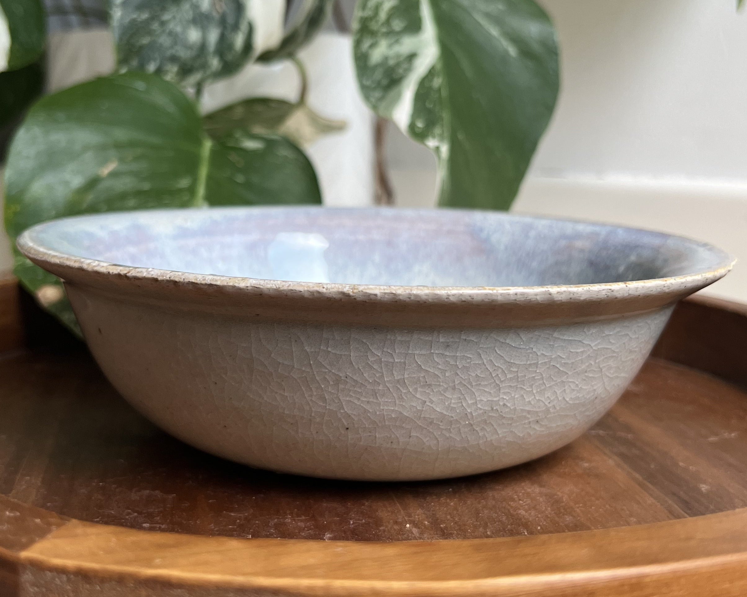 Blue Haze Handmade Ceramic Serving Bowl – 8 Inches
