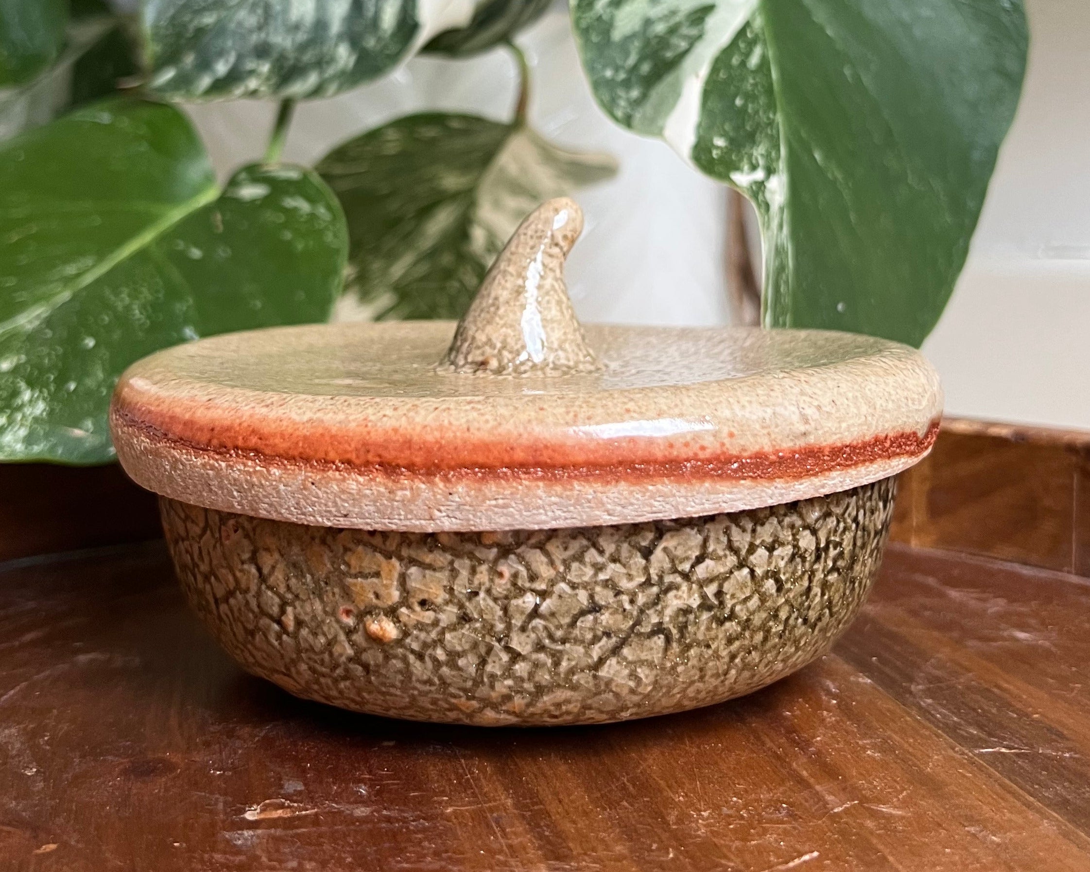 The Little Nutcase – Handmade Ceramic Acorn Lidded Jar
