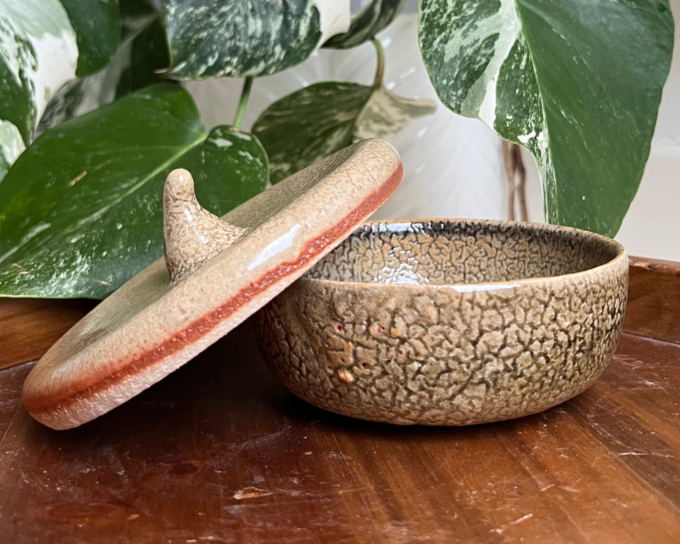 The Little Nutcase – Handmade Ceramic Acorn Lidded Jar